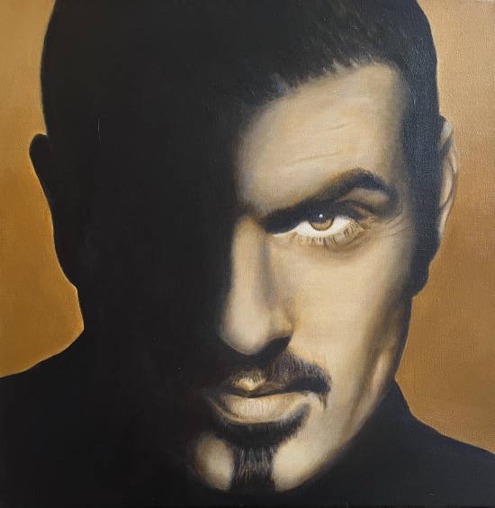 George (acryl 50 x 50 cm) Euro 450